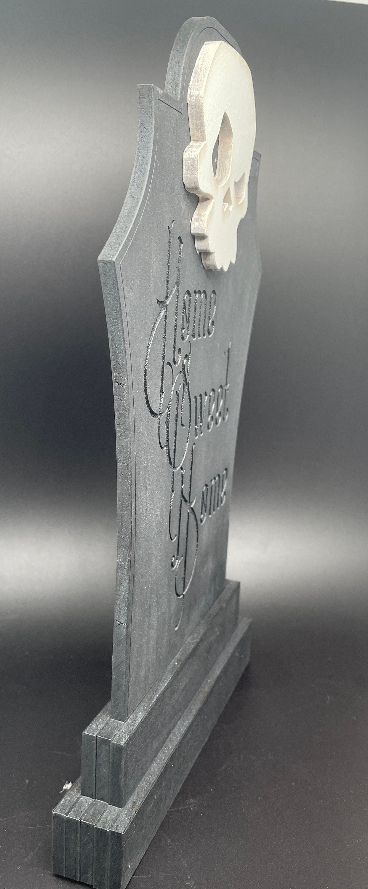 Home Sweet Home Headstone | Halloween Gravestones | Halloween Headstone | Pumpkin Headstone | Skull Headstone | Gothic Decor