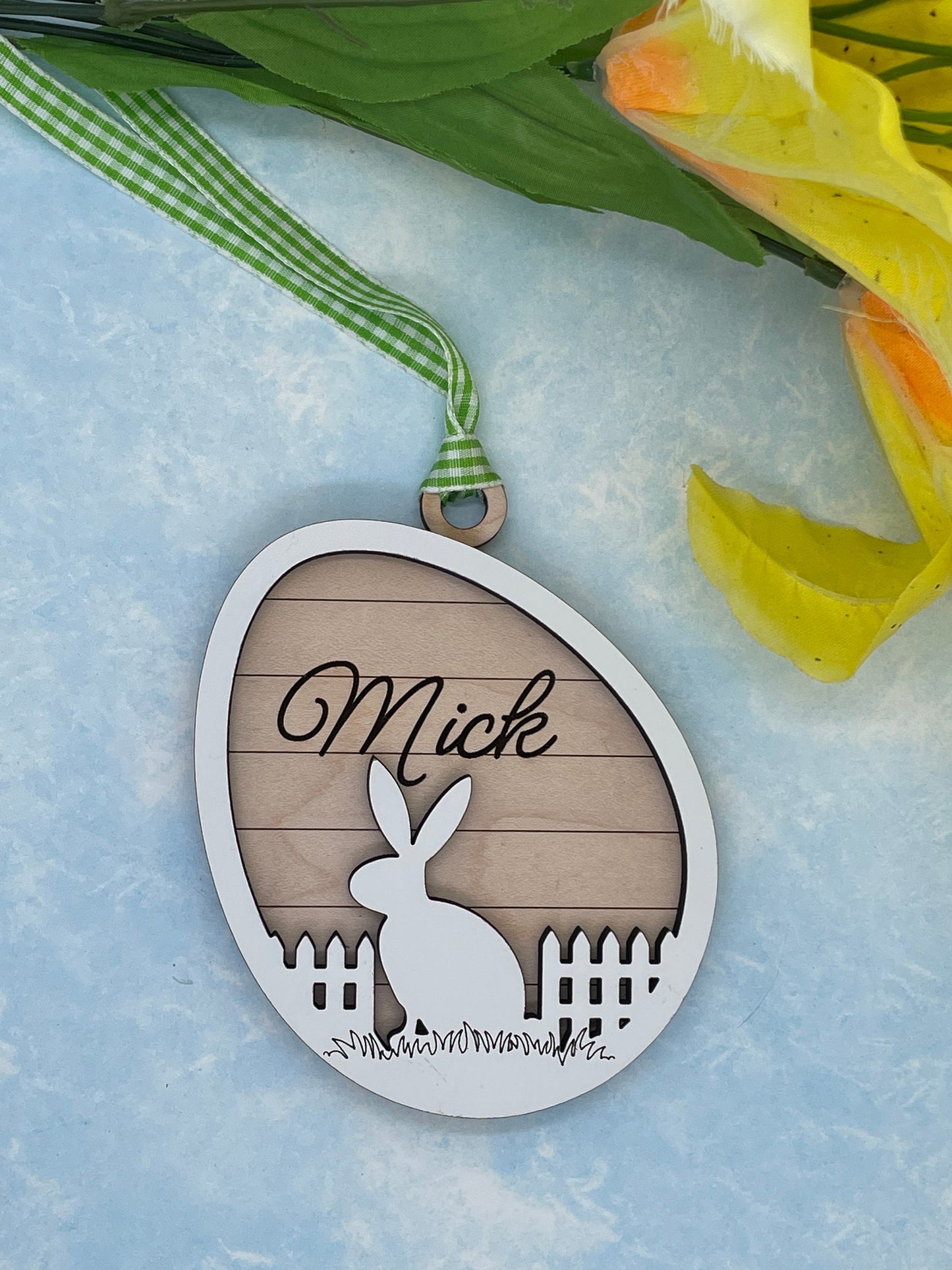 Easter Basket Tags, Easter Basket Name Tags, Custom Easter Basket Tag, Engraved Easter Basket, Easter Keepsake