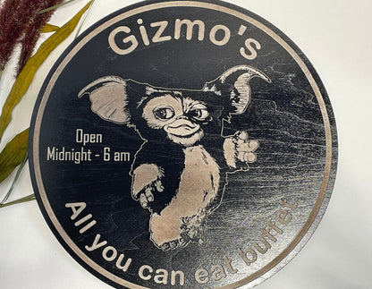Gizmo Halloween Sign, Halloween Decoration